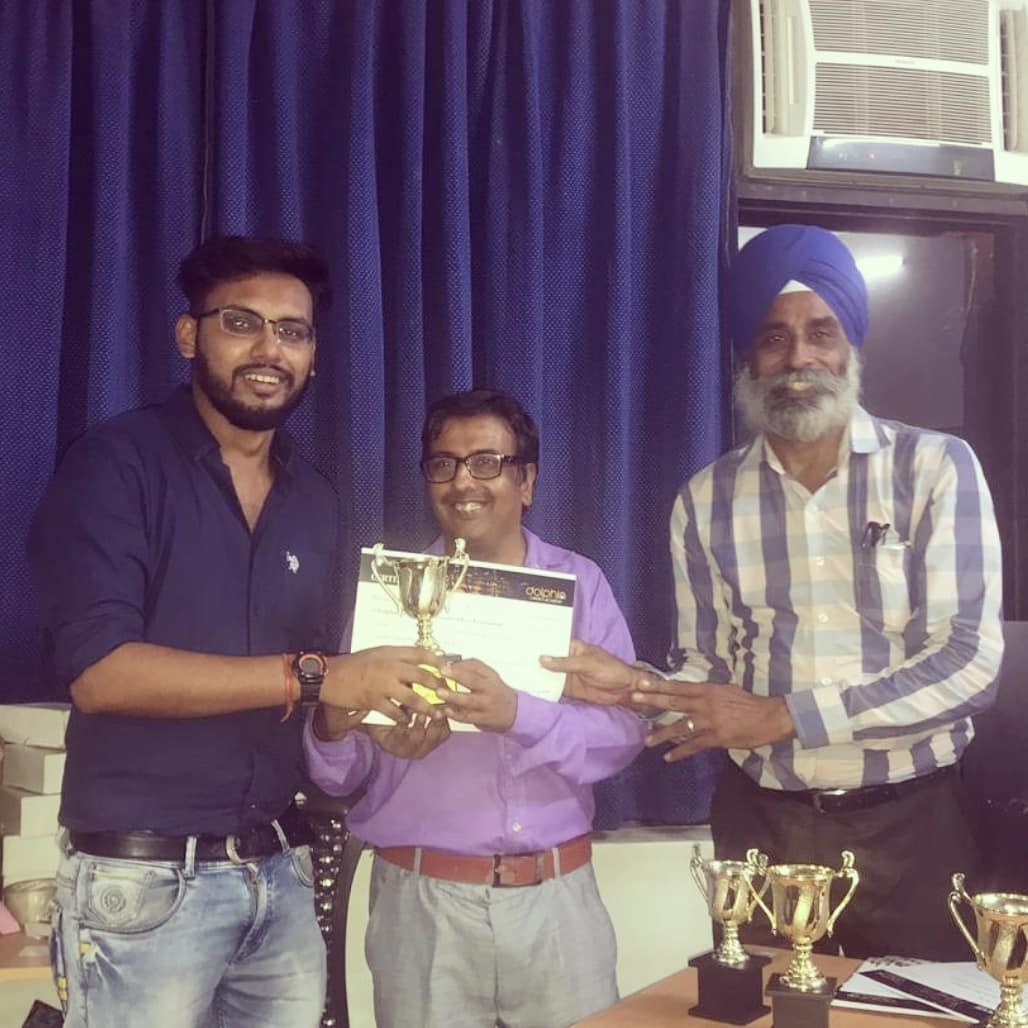 Prize presentation