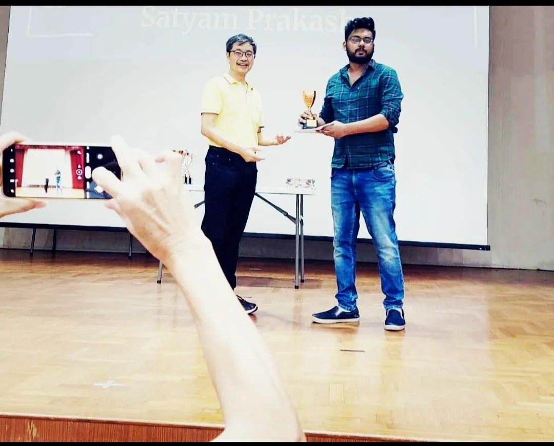 Prize presentation